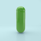 Lime Flavored Gelatin Capsules Size 0 Light Green/Light Green (Box of 100,000) - Lime