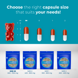 Clear Size 000 Empty Vegetarian Capsules by Capsuline - 100 Count - 100