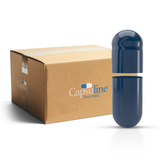Colored Gelatin Capsules Size 00 Dark Blue/ Dark Blue (Box of 75,000) - SEPARATED - Dark Blue