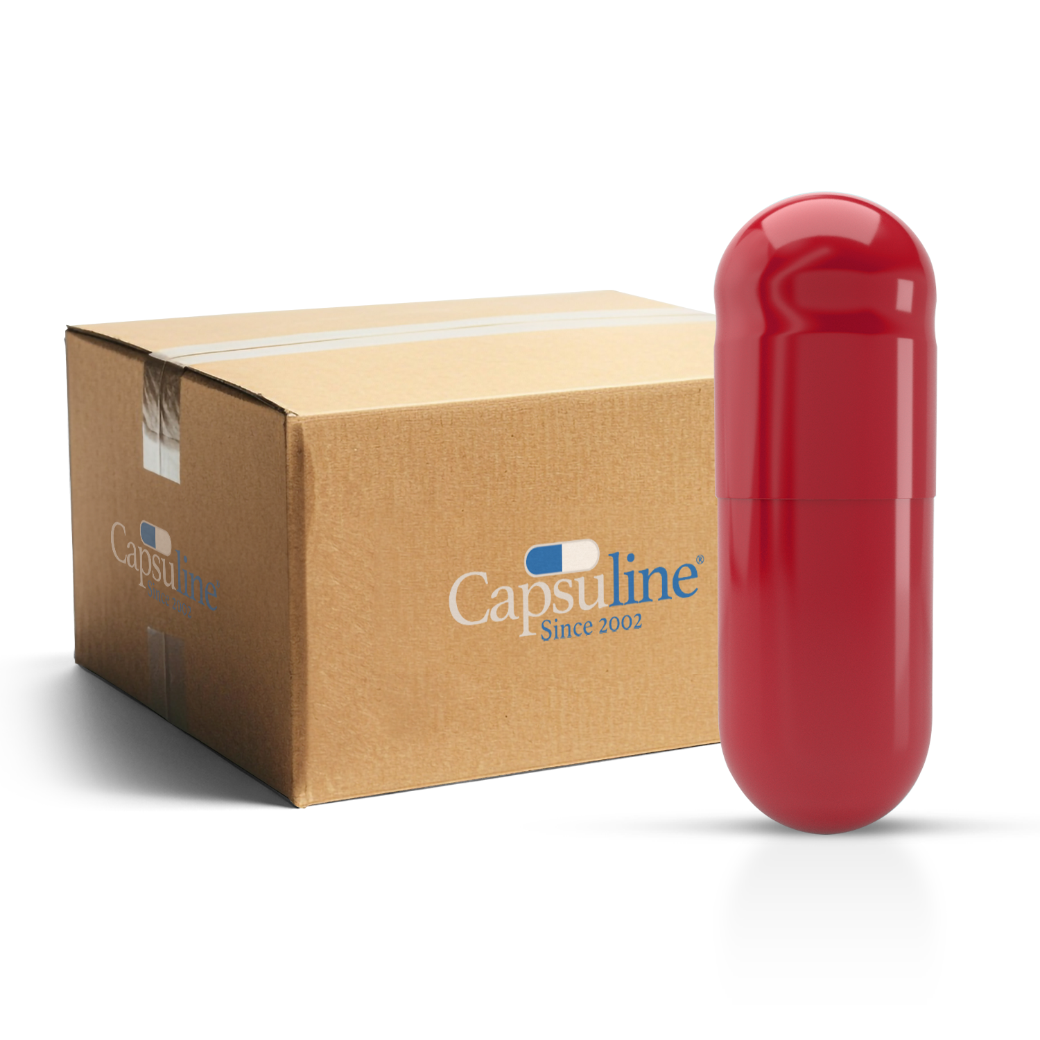 Colored Empty Gelatin Capsules Size 000 (Box of 50,000)
