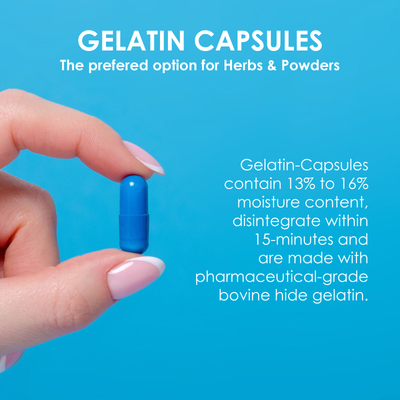 Colored Size 000 Empty Gelatin Capsules by Capsuline - White/White 1000 Count - 1000