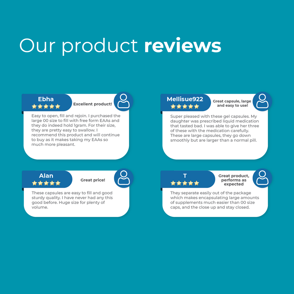 Clear Size 000 Empty Vegetarian Capsules by Capsuline - 100 Count - 100