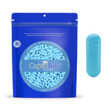 Colored Size 1 Empty Gelatin Capsules by Capsuline Blue/Blue