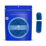 Capsuline Separated Size 0 Blue Gelatin Empty Capsules 1000 Count - 1000