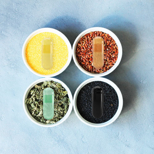 natural colored capsules