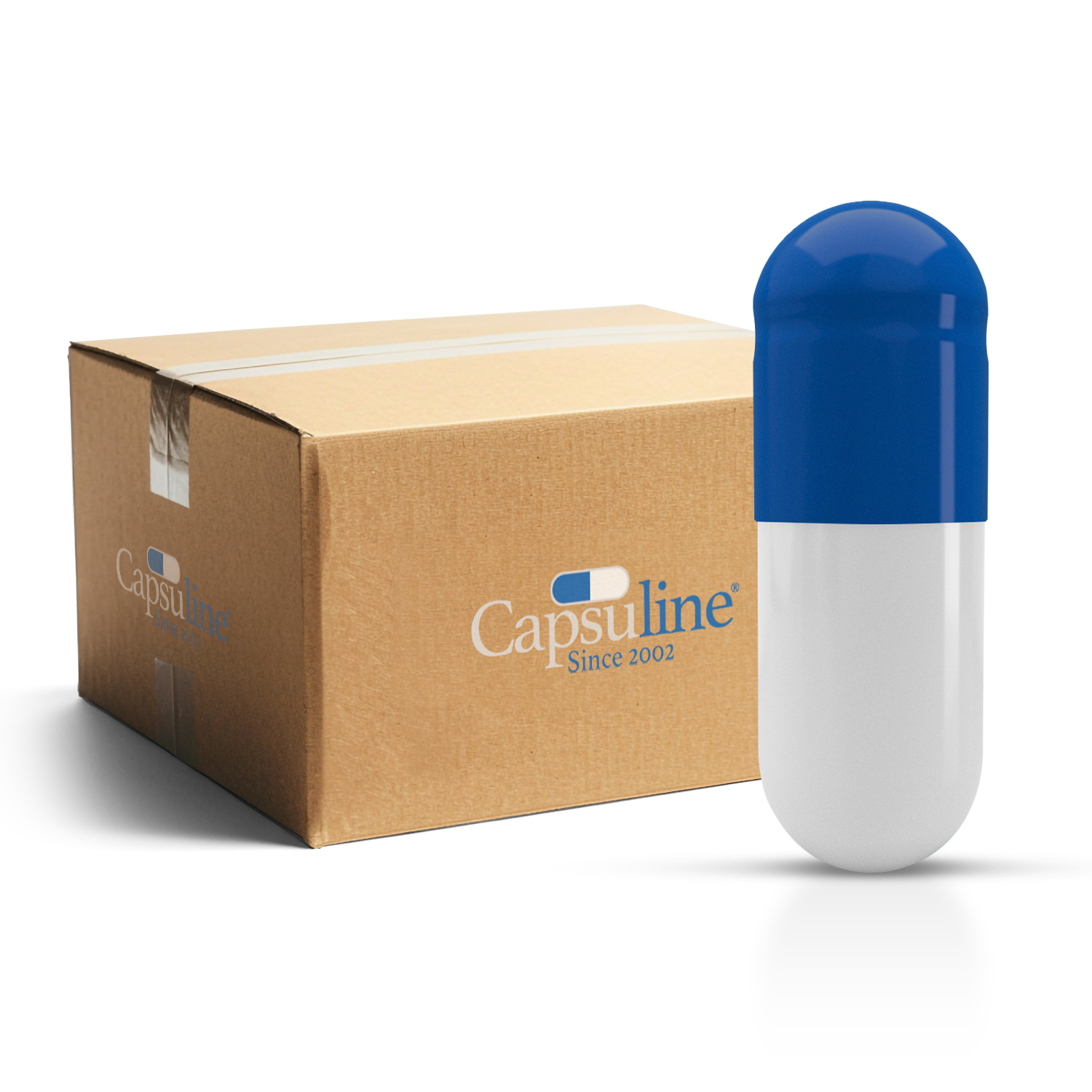 Colored Empty Gelatin Capsules Size 000 (Box of 50,000)