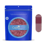 Titanium Dioxide (TiO2) Free - Purple Carrot Colored Vegetarian Capsules Size 00 - Purple - 1000 Count - 1000