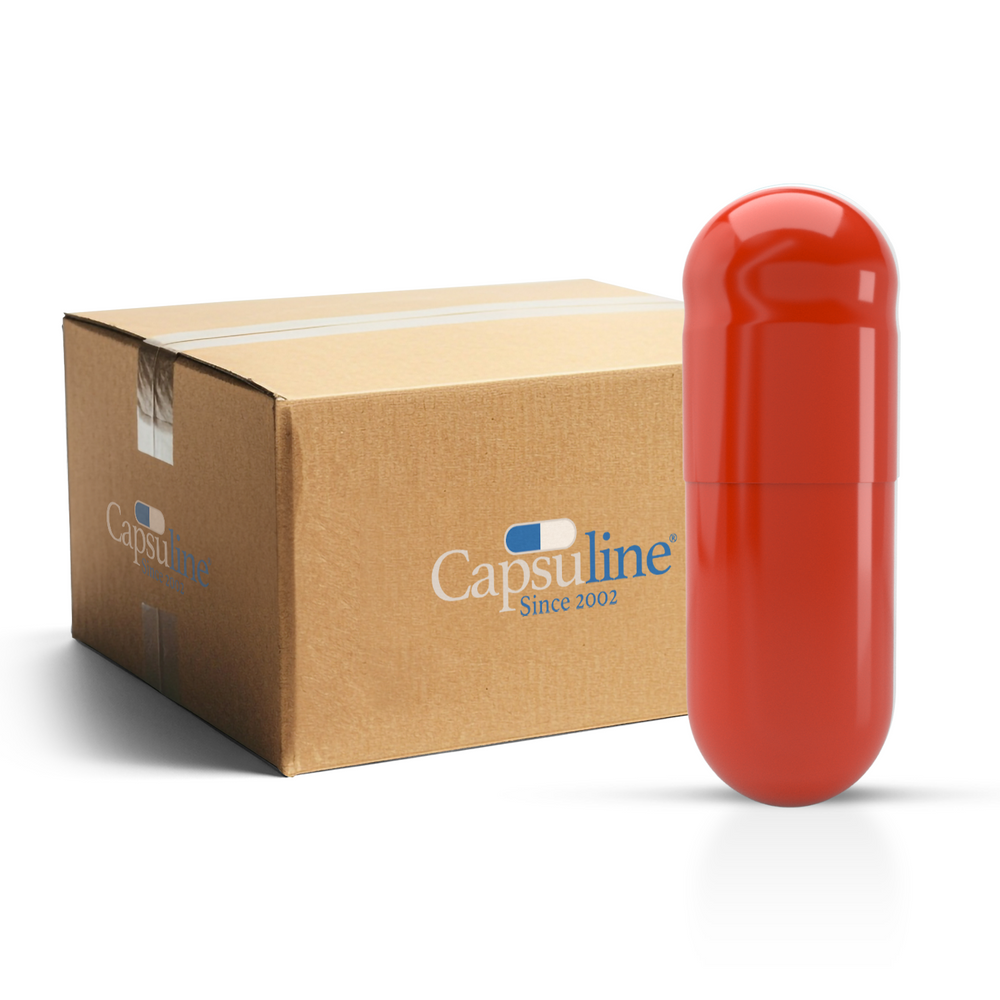 Colored Empty Gelatin Capsules Size 000 (Box of 50,000)