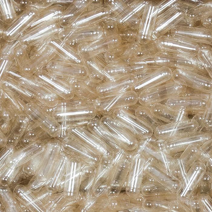 Clear Pullulan Vegetarian Capsules Size 00 (Box of 70,000) - Clear